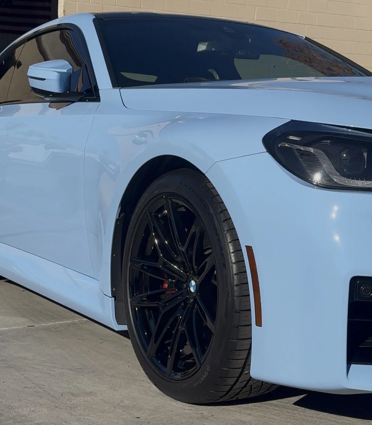 BMW M2 had XPEL Paint Protection Film installed on Hood, Bumper, Fenders, mirrors and Headlights. XR PLUS Tint also installed. Installation performed at Honest Tint & PPF in Yucaipa CA.