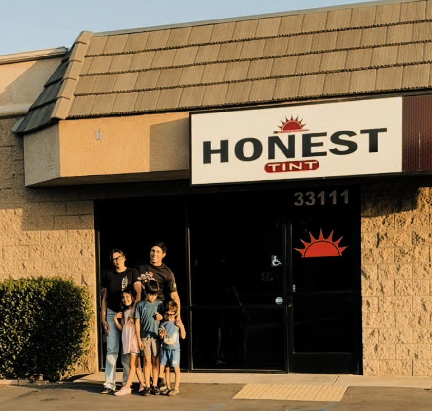 The family behind Honest Tint in Yucaipa CA.
