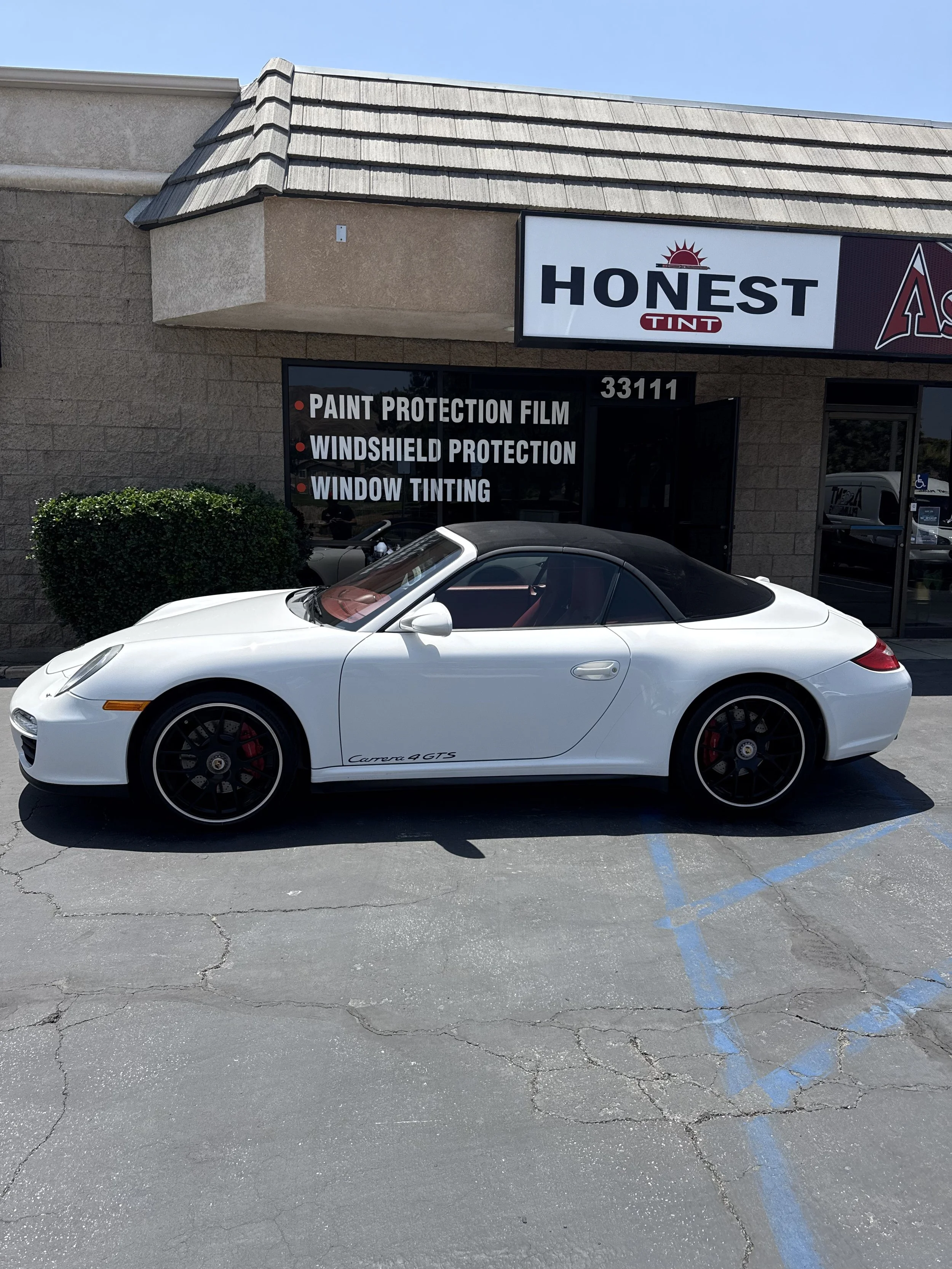 full front Porsche 