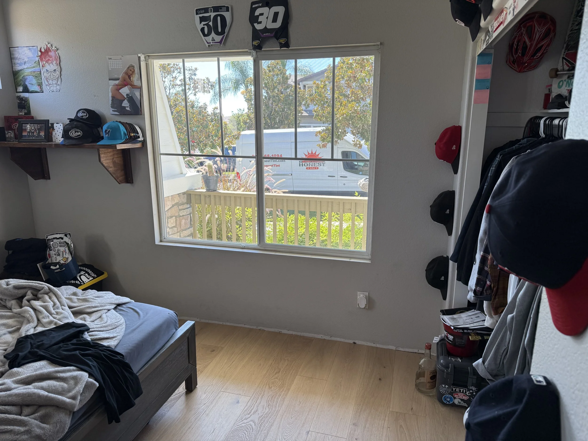 tint for reduced heat and glare for home