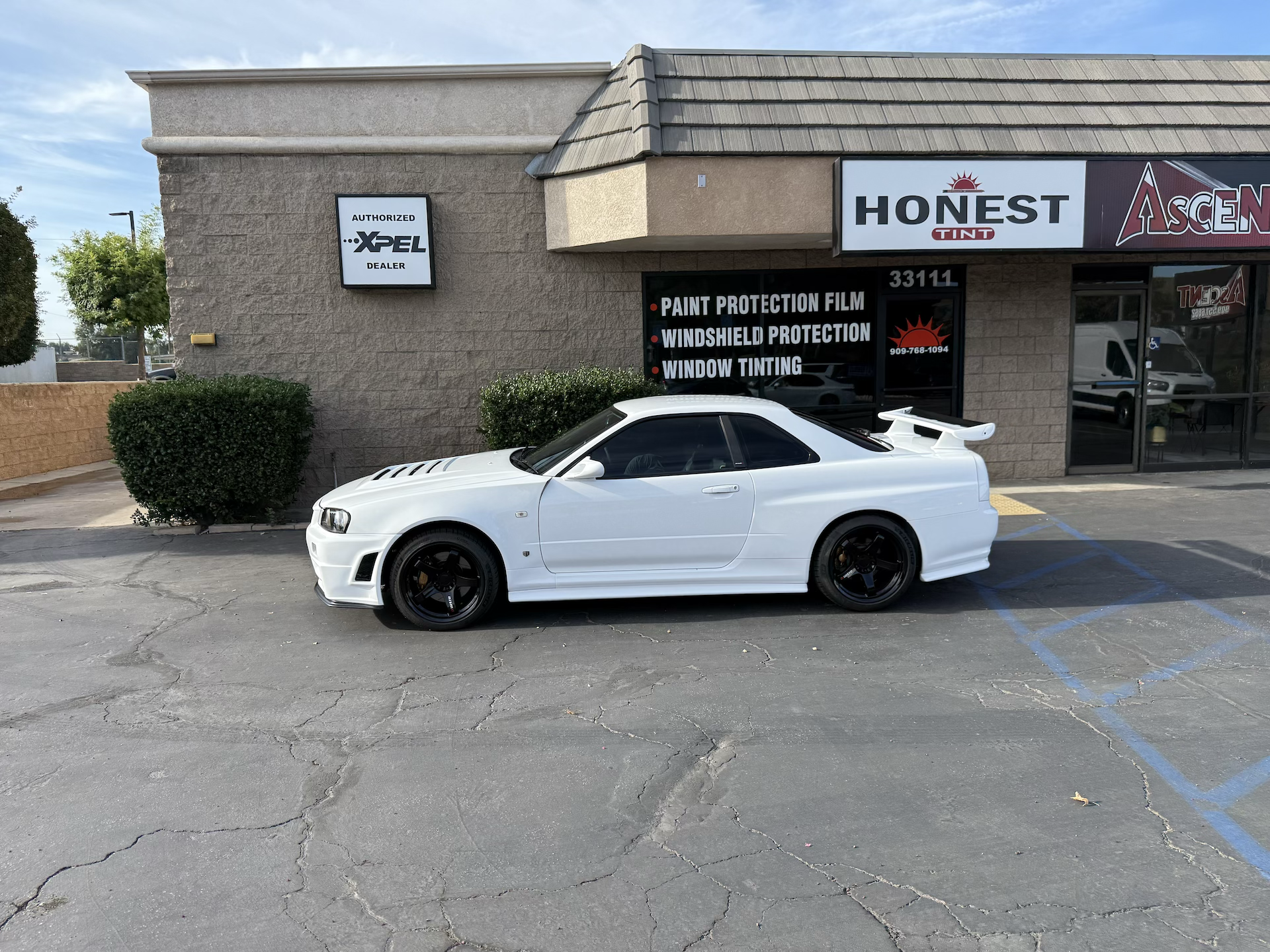 1999 GTR Nissan Skyline full vehicle protection with XPEL ULTIMATE PLUS paint protection film