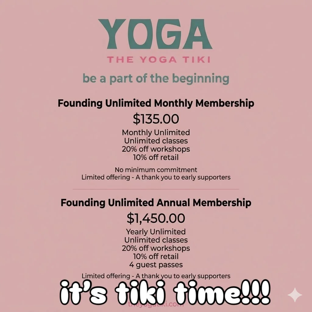 it&rsquo;s tiki time @theyogatiki 🌴 #countdowntotiki come c us in the beautiful light ✨ #inspiredshakti #yogaflow @tamarakenigsberg