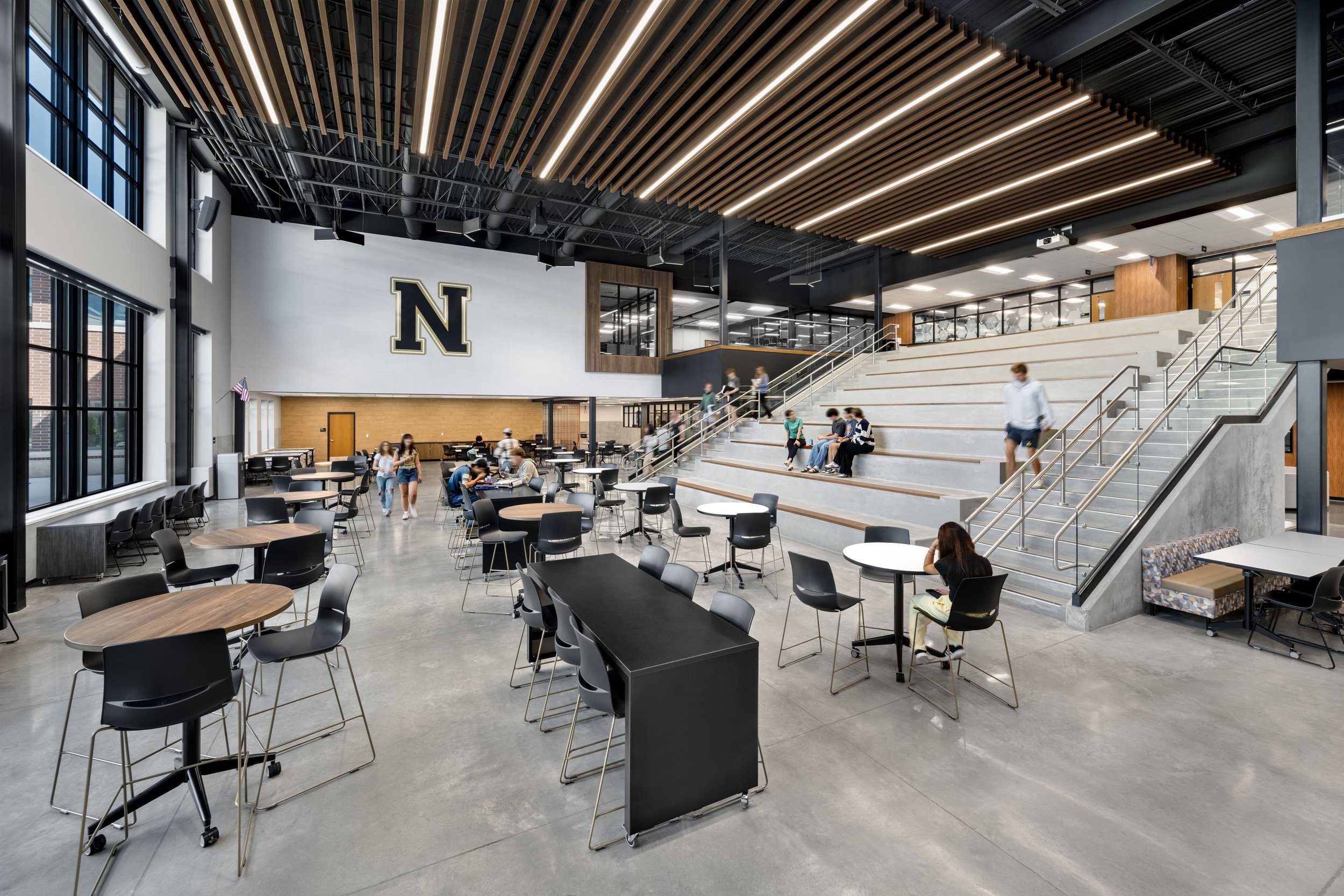 Noblesville HS CTE Wing 25 CSO 1 Lunch Stairs.jpg