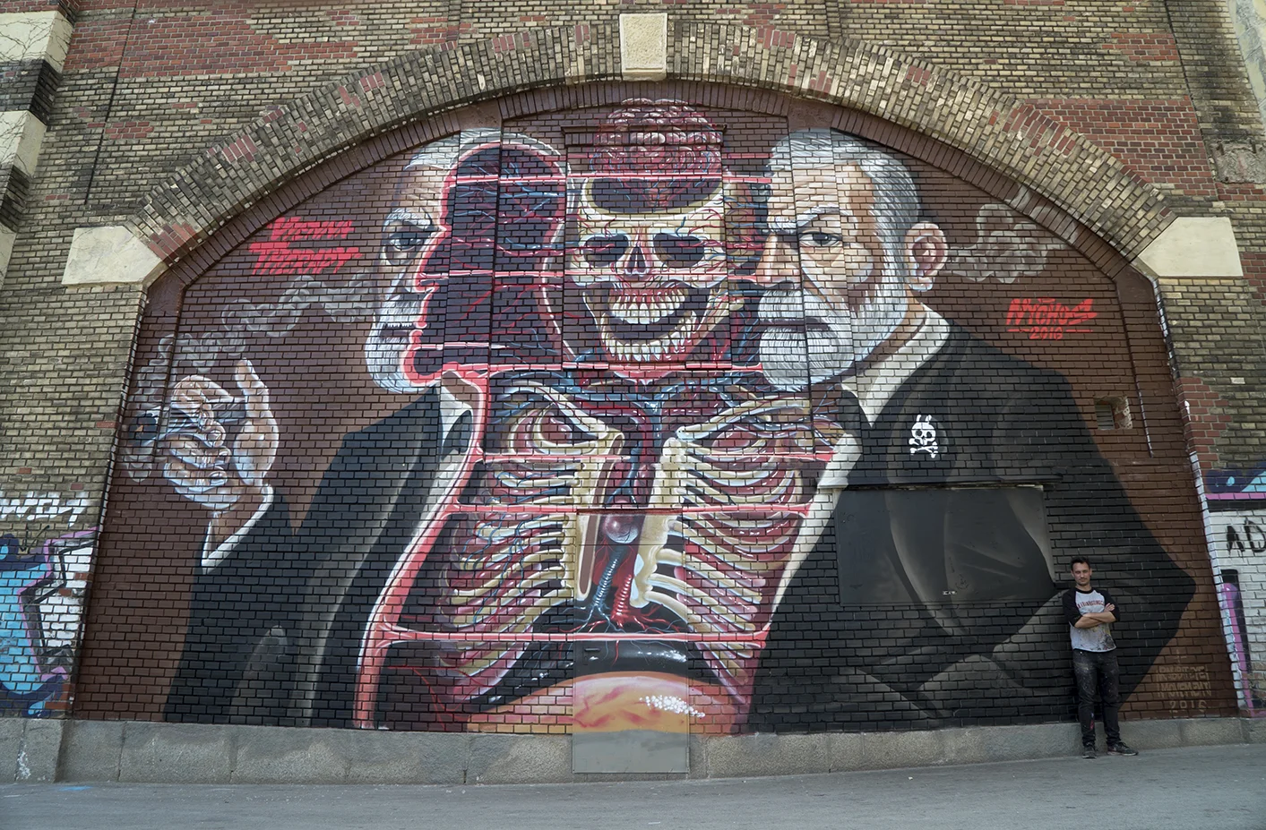 Nychos and his muse. 