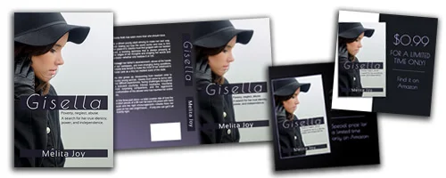 e-book cover + print cover+ two social media posts + 1 stock image.