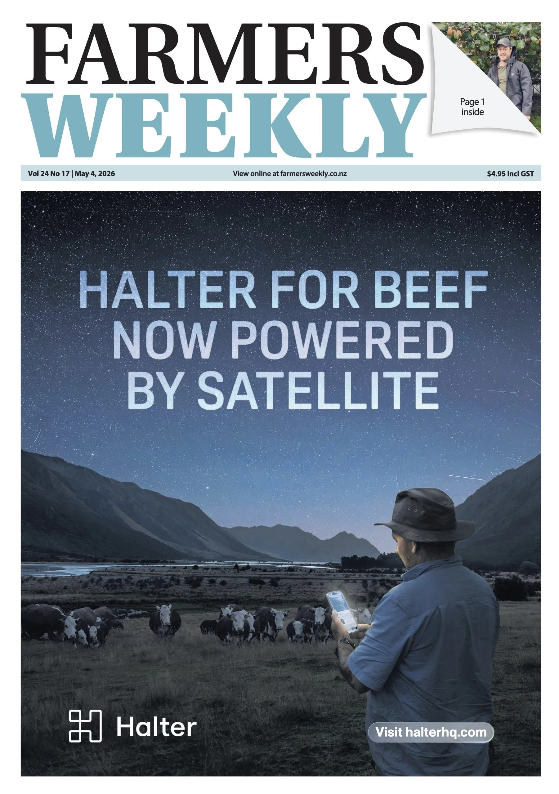 Front Page Farmers Weekly Halter Jay French