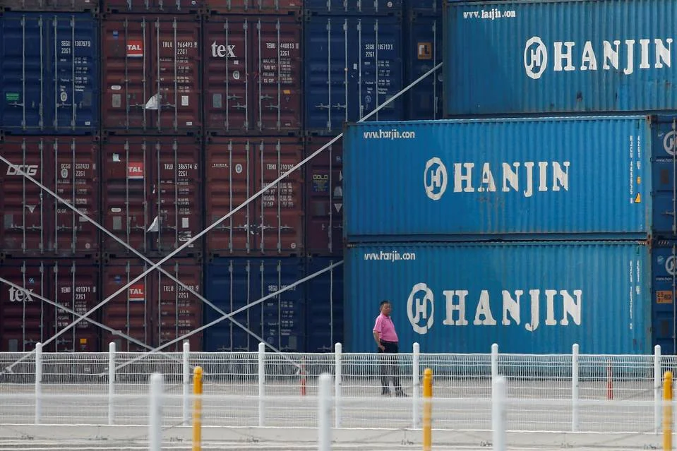Hanjin docks on hold.