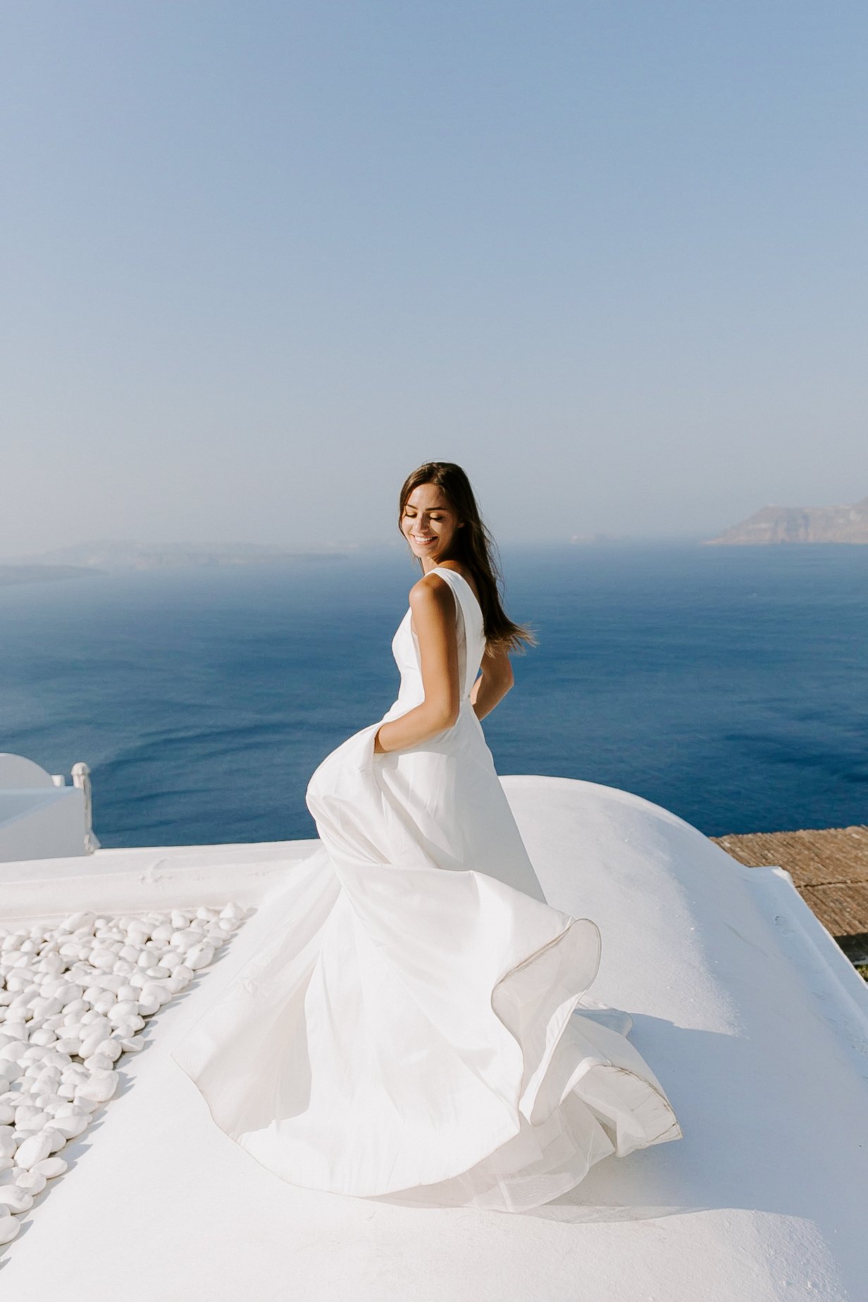 Fine Art Luxury Santorini Destination Wedding Photography