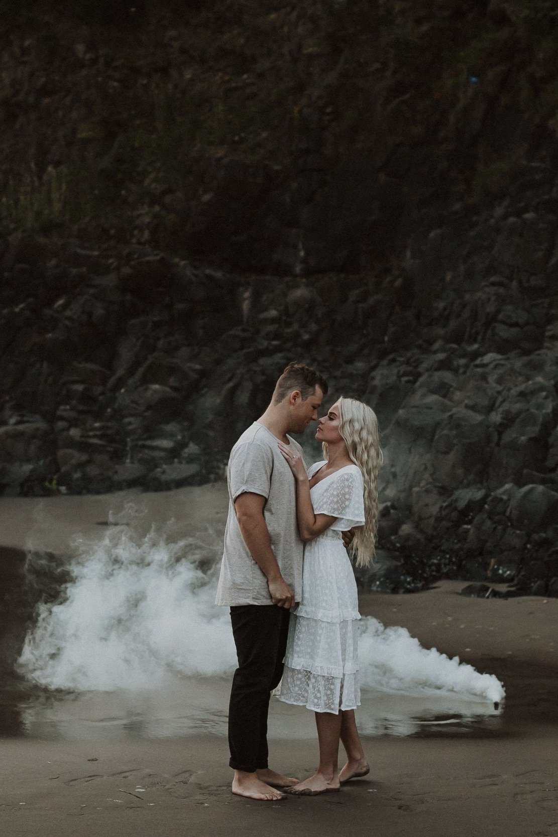 Engagement Shoot Prop Smoke Bomb Guide Luxury Wedding Photography