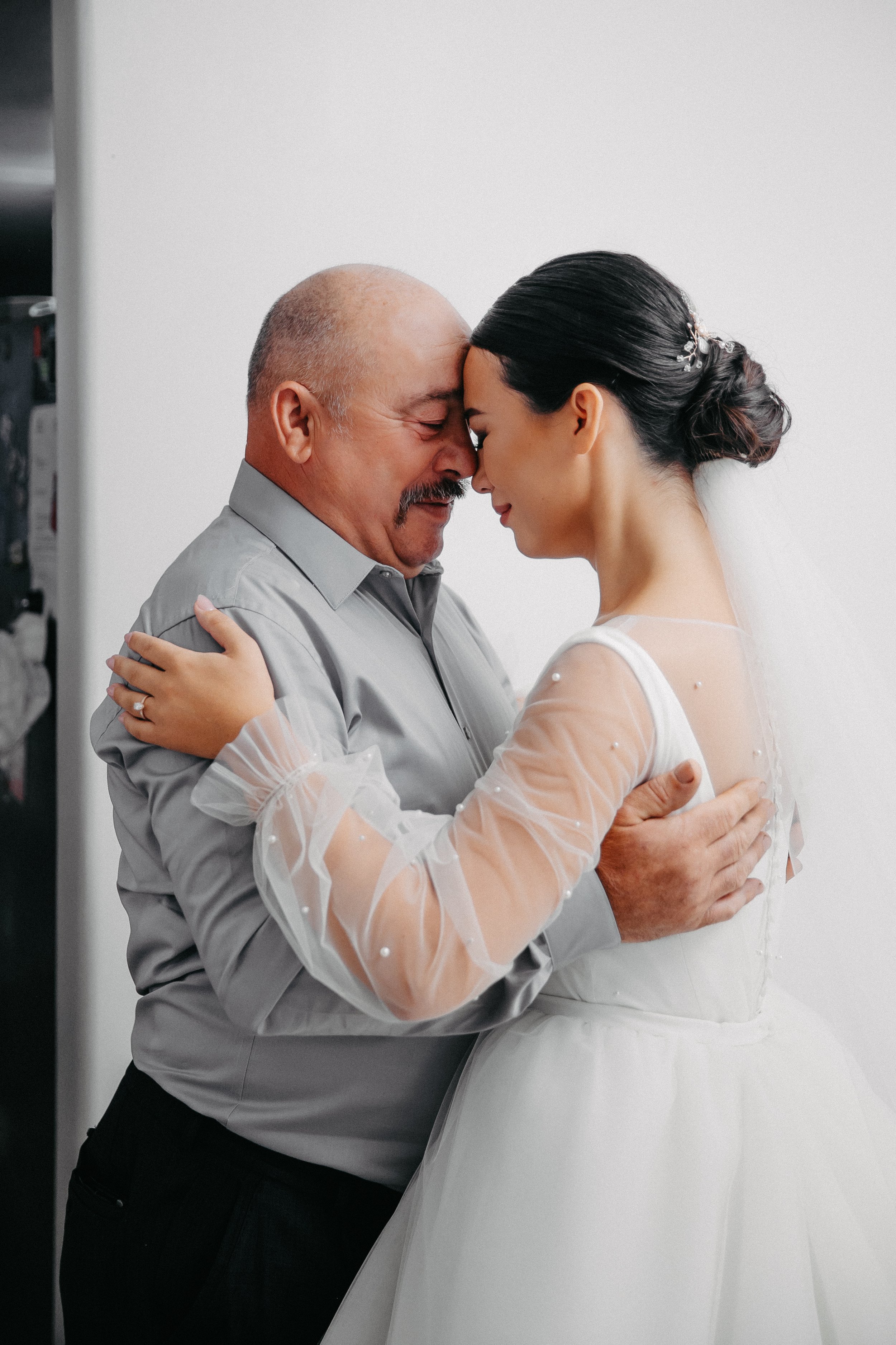 First Look Alternative Father Luxury Wedding Photography
