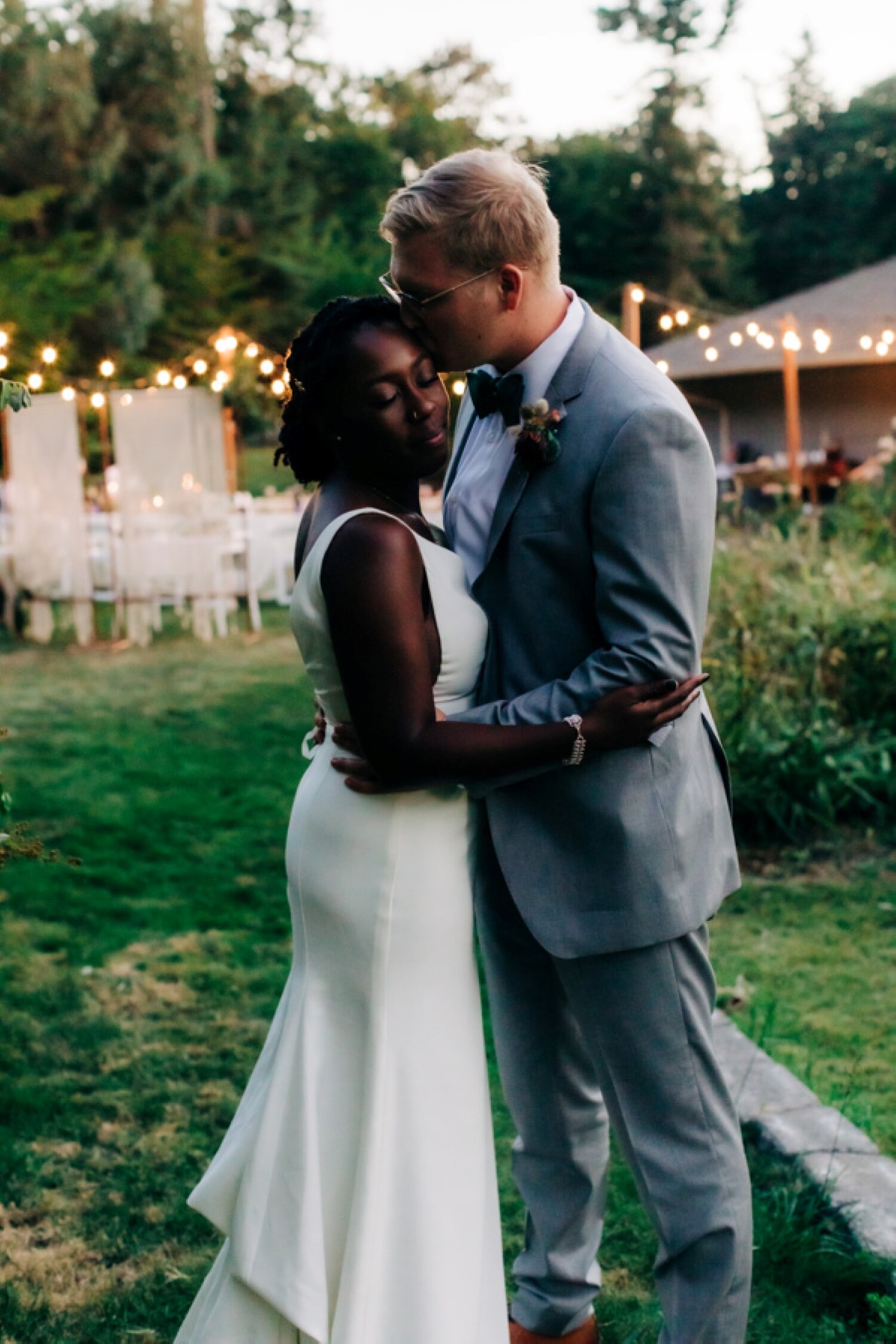 Gorgeous Black Bride Real Wedding Inspiration in Port Townsend WA