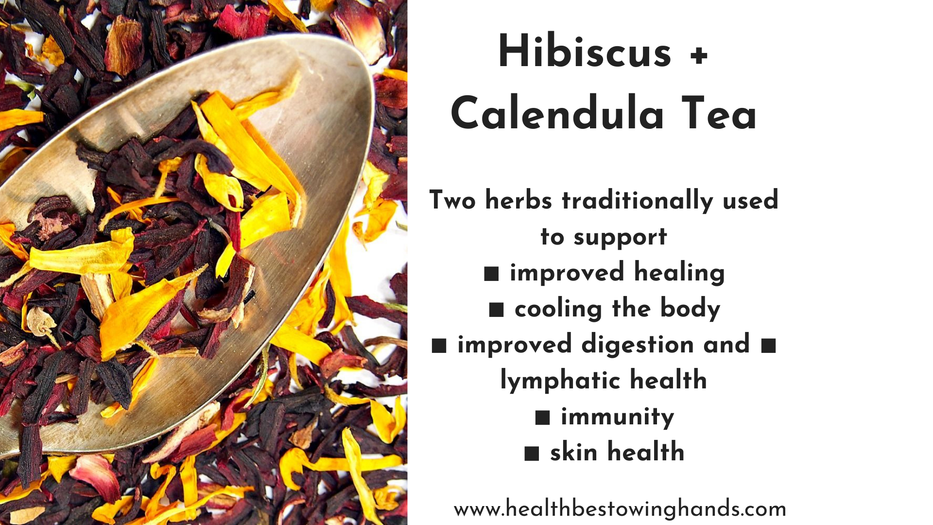 It's back for summer 2026! HBH Calendula and Hibiscus Tea