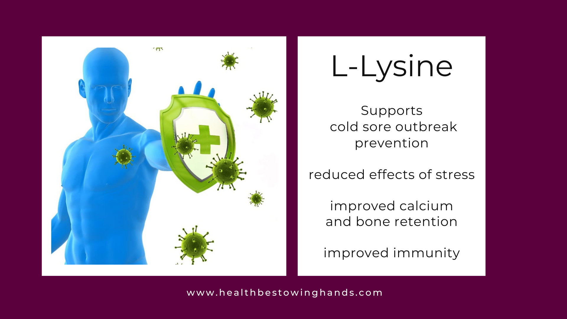 LLysine Tablets and Powder — Health Bestowing Hands