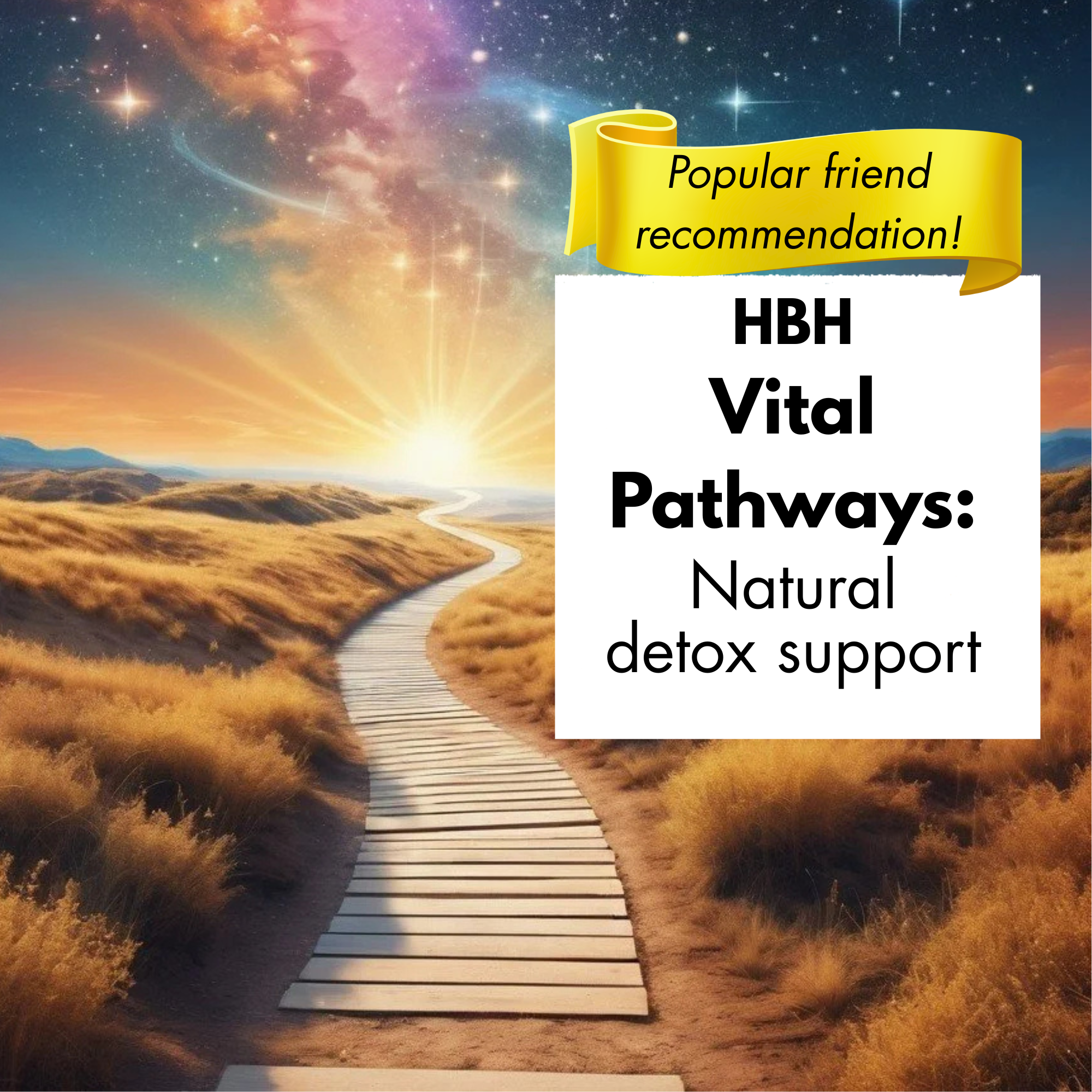 April BOGO! HBH Vital Pathways, a gentle detox blend, 50 ml