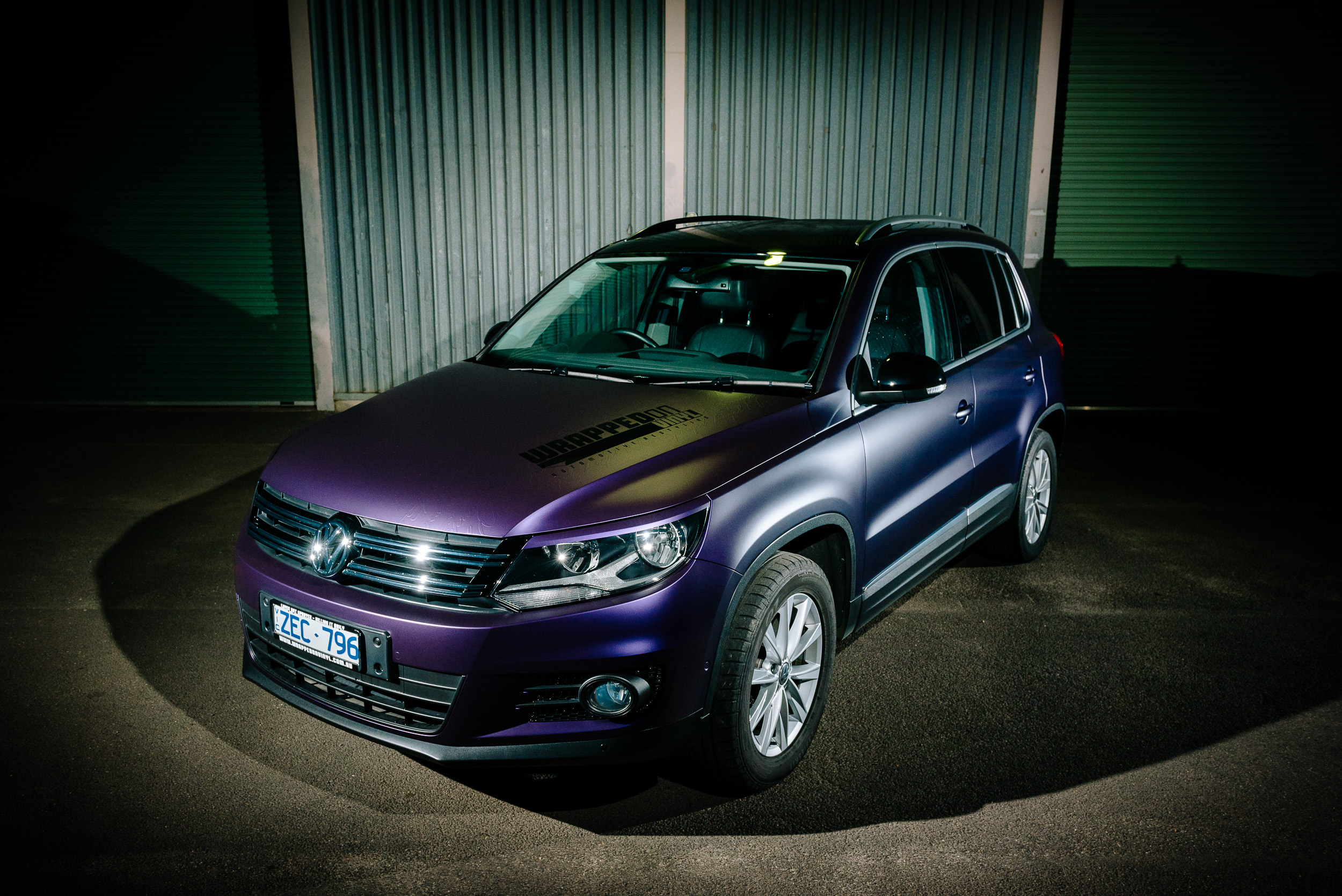 VW Tiguan - KPMF Matte Purple/Black Iridescent — Wrapped on Vinyl Bendigo -  Automotive Paint Protection Film & Colour Change Vinyl Wraps