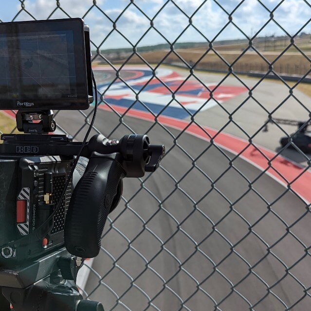 Behind the fence filming @cota_official ! 

#texascameracar #coastingthunder #texasfilm #filmtexas #astroarm #cameracar #cranecar #film #filmmakers #crane #houstonfilm #car #arri #commercial #remotearm #bts