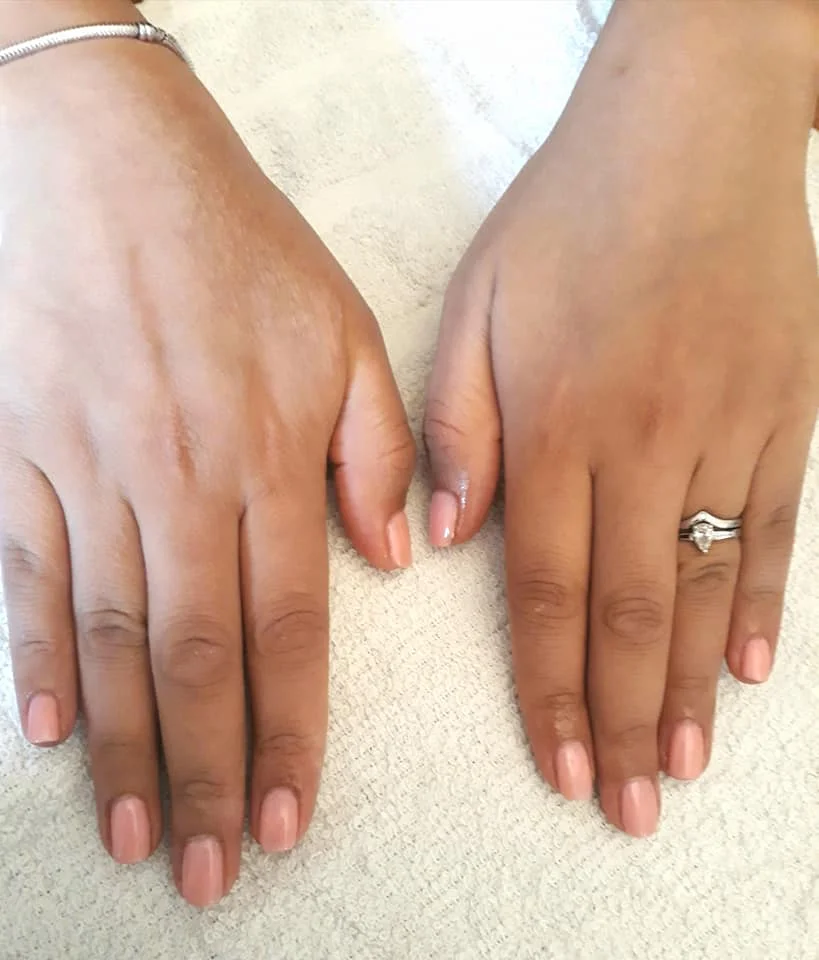 "Toni did my very first gel nail manicure, and what a fantastic job she did too! The finish was superb and they didn't chip at all, even when I went on holiday and was in and out of the pool etc. She is lovely to chat to, very professional and I highly recommend her."