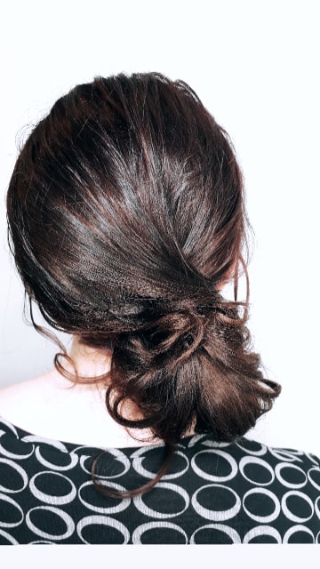 side bun hairstyle 2021/ wedding bun hairstyle for medium hair / reception bun  hairstyle - YouTube