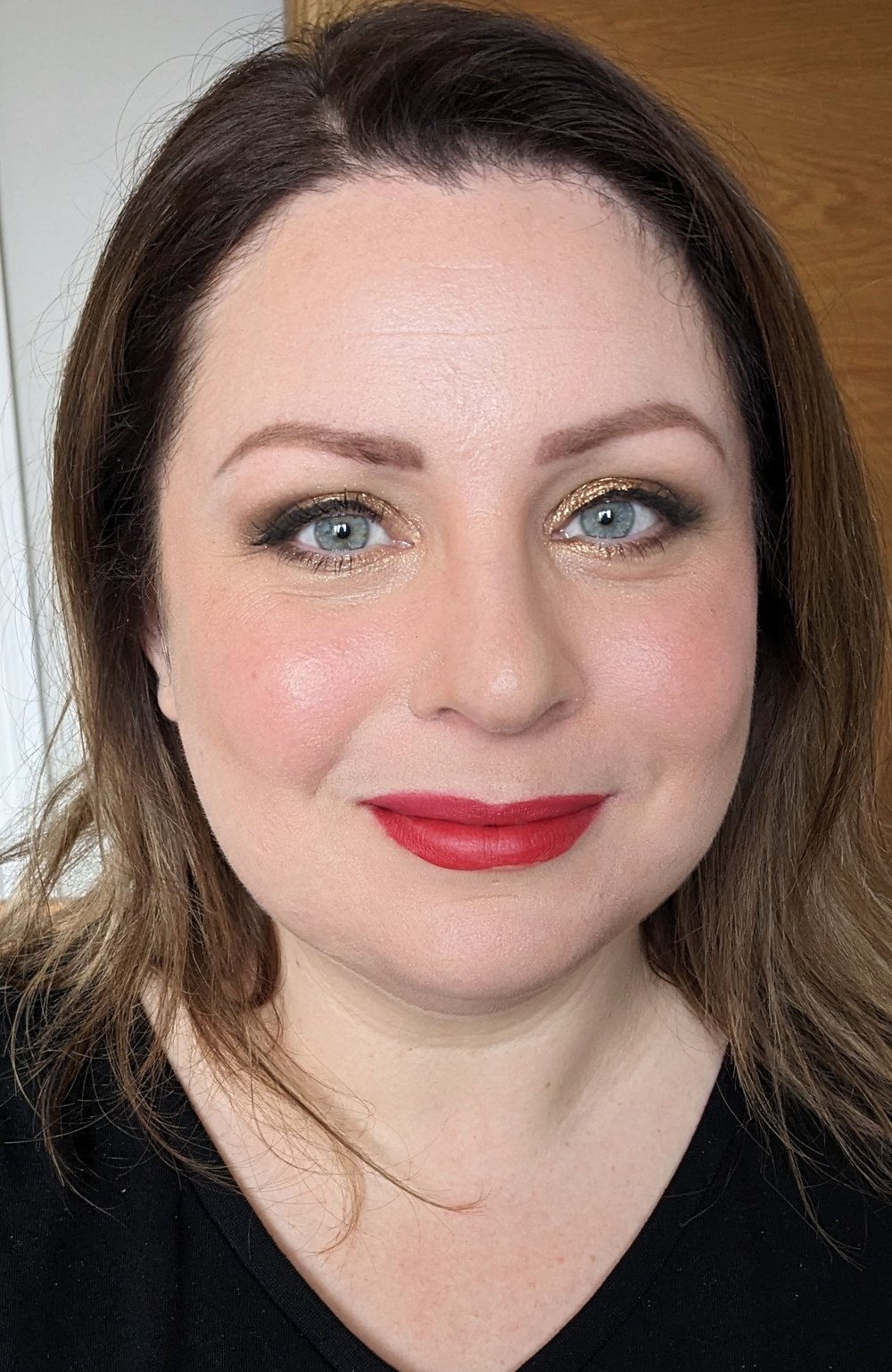 vegan-makeup-harewood-forest-wedding-redlip