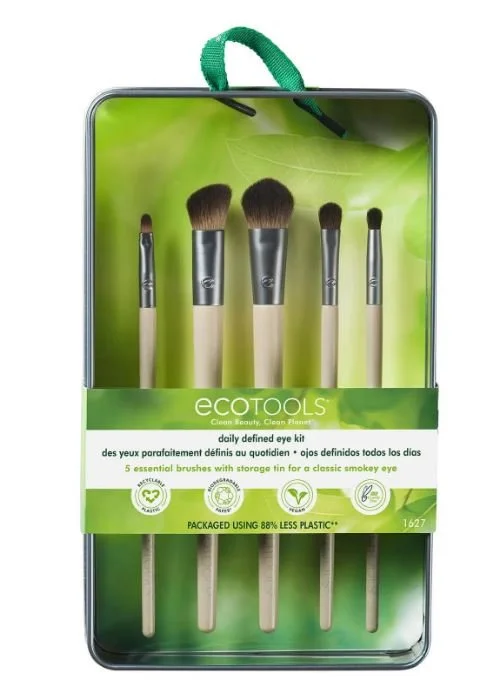 vegan makeup brush set for eye makeup