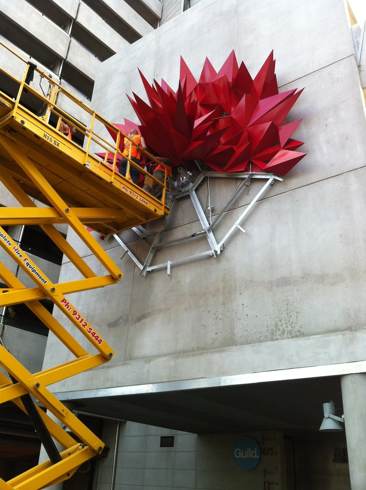 Guild Sculpture in the making.JPG