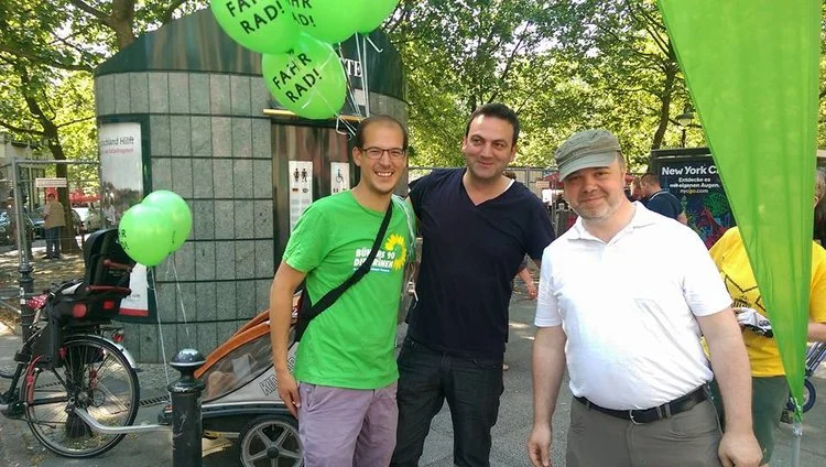 Fahrradsternfahrt 2016 zusammen mit Urban Aykal und Sebastian Serowy.