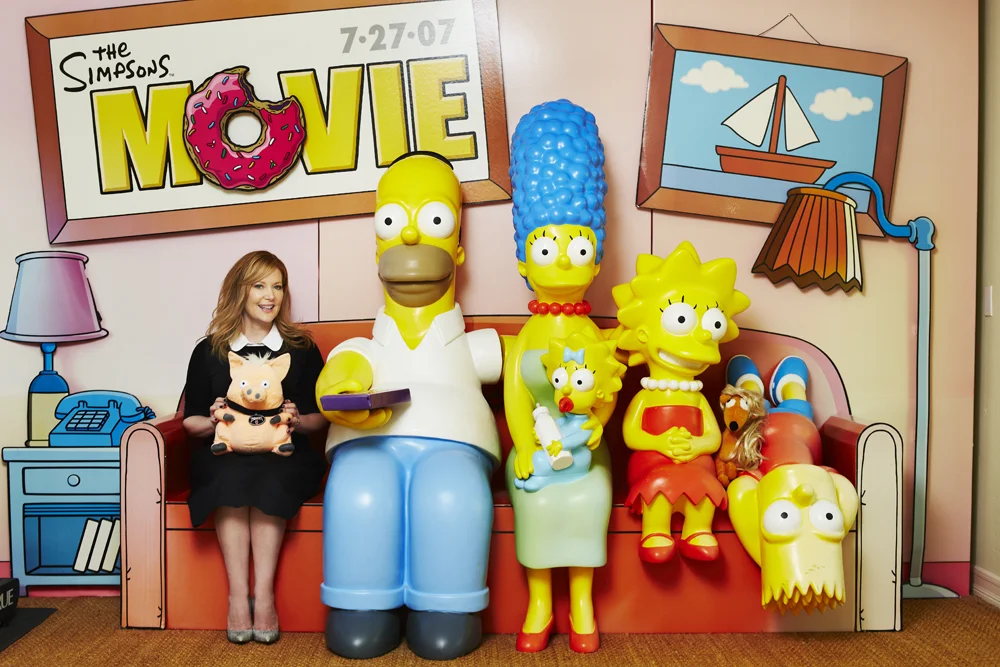 Stephanie saved this set from The Simpsons Movie press launch - who wouldn't?! It now lives in her house.