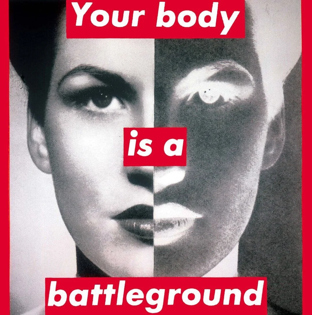 Untitled (Your Body is a Battleground) by Barbara Kruger. This iconic piece of feminist art has been repurposed by Sanitation First as part of their CODE RED campaign to release millions of girls and young women from the unnecessary shame and constraints menstruation places on their lives. 

Read the full story on the campaign at the link in our bio or download the Sanitation First filter in your stories to support.
