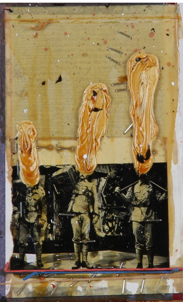 Acrylic on bookcover 25x20cm