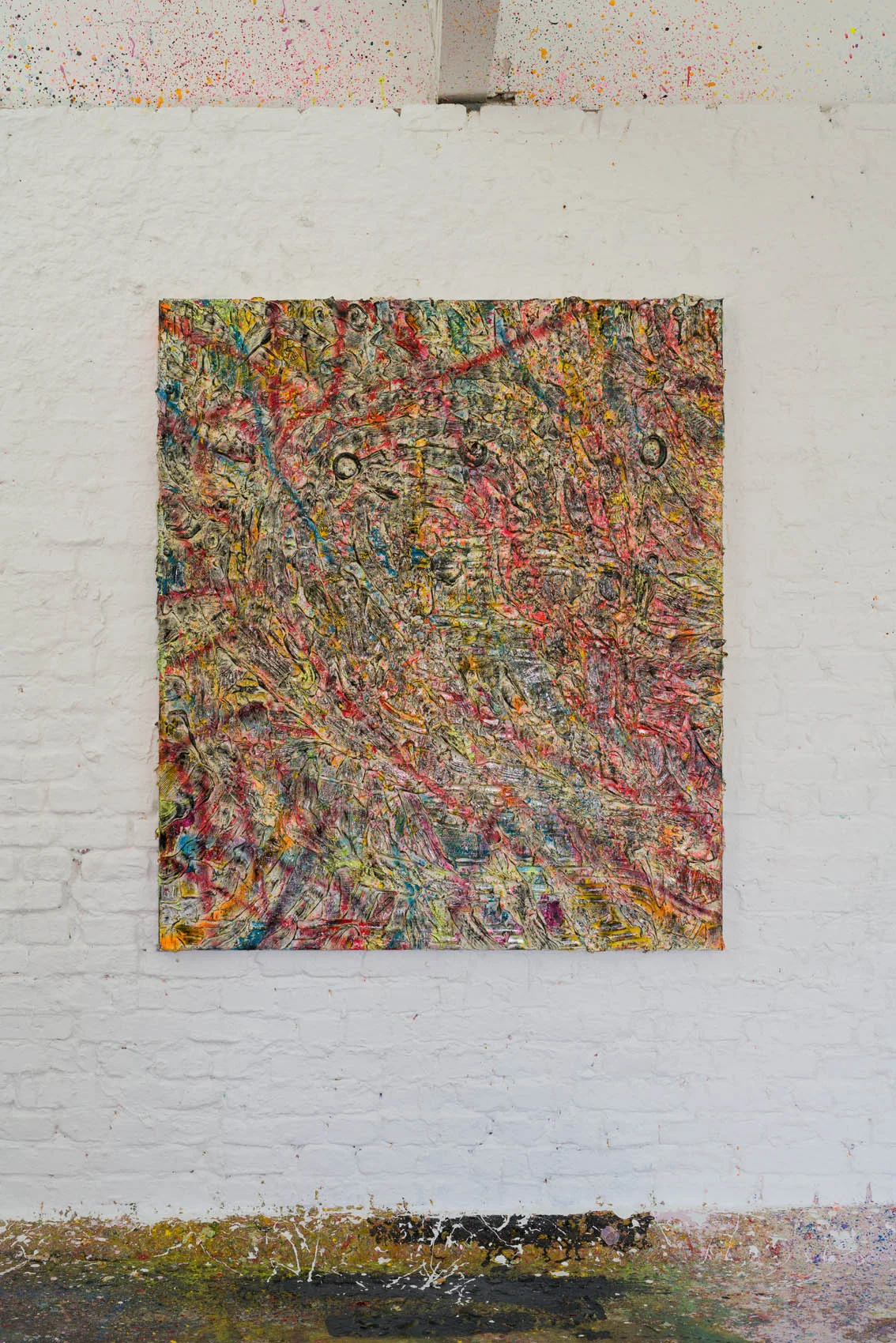 Acryl and spraypaint on canvas 160x140cm