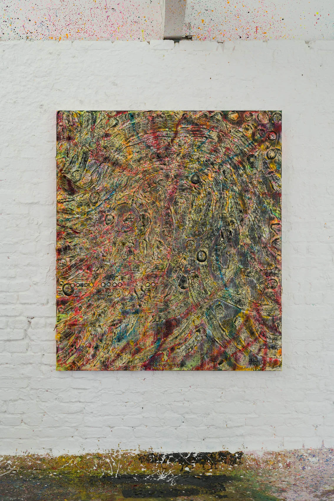 Acryl and spraypaint on canvas 160x140cm