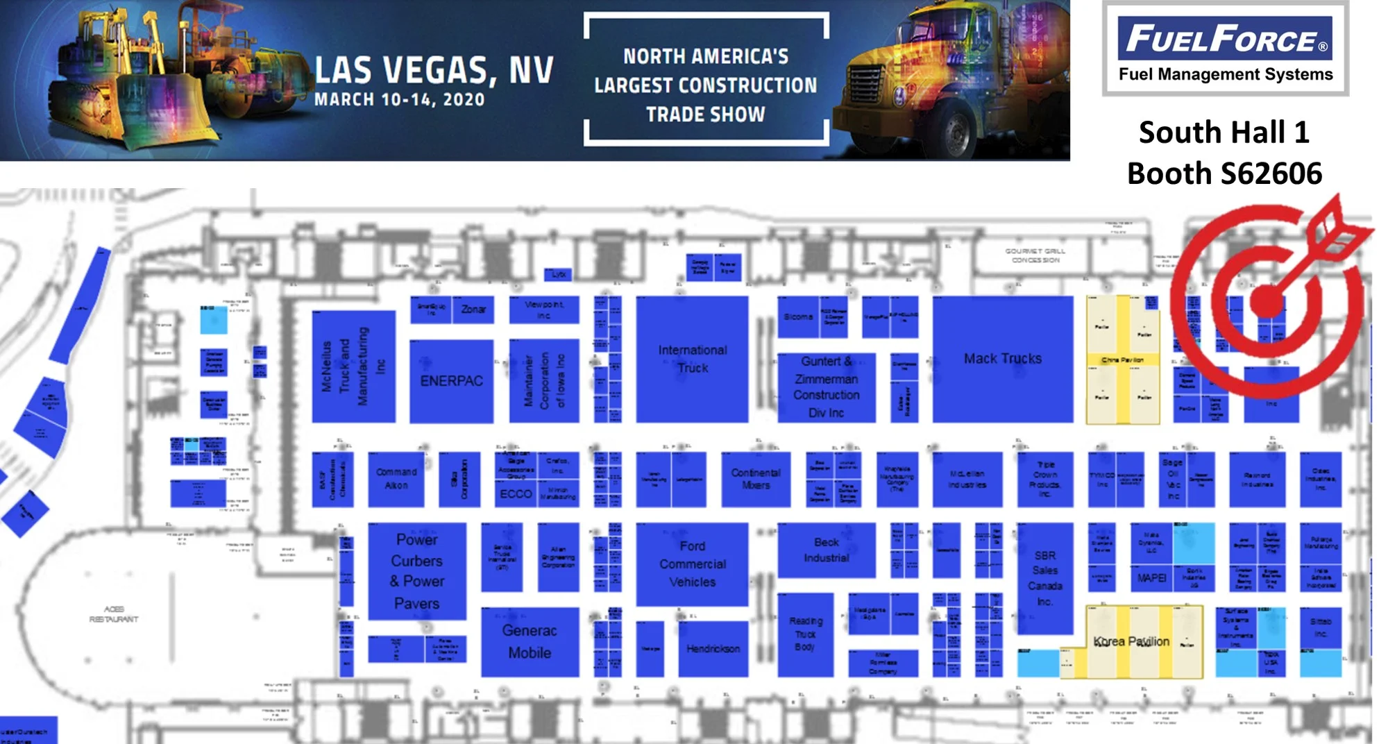 Visit Us in the South Hall 1st Floor, Booth S62606