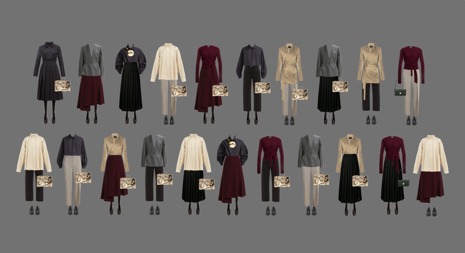 Art-inspired wonder wardrobe: 21 outfits/J.POLLOCK