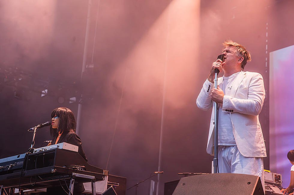  LCD Soundsystem performs in at Forest Hills Stadium, NYC.  Photo by P Squared. 
