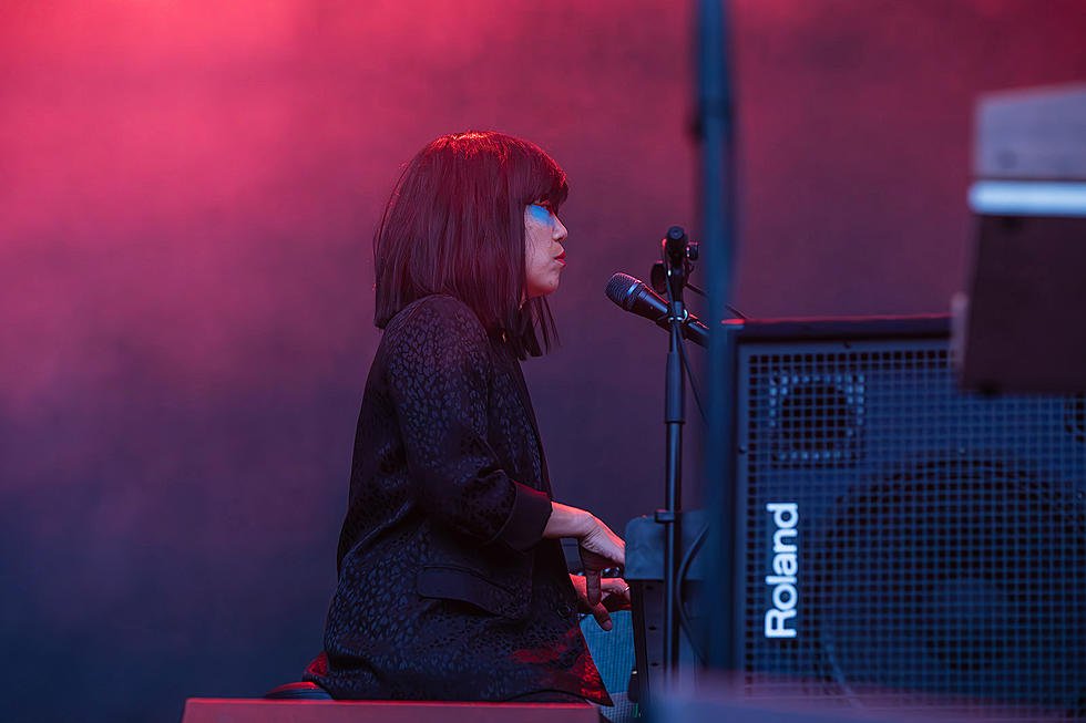  Nancy Whang of LCD Soundsystem.  Photo by P Squared. 