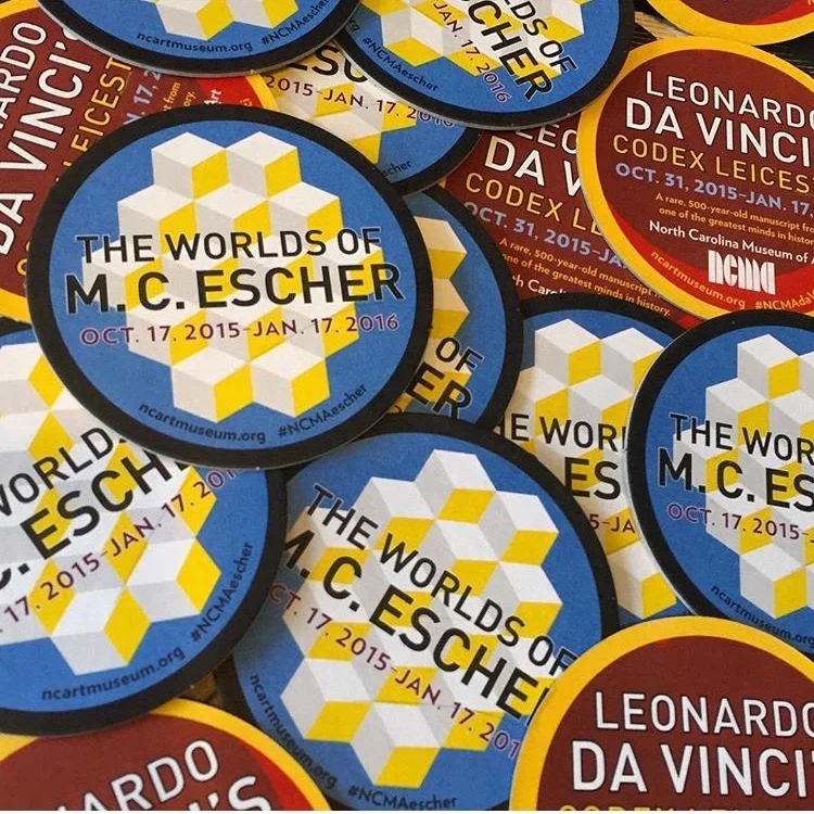 Coaster set for The Worlds of M. C. Escher and Leonardo Da Vinci: Codex Leicester