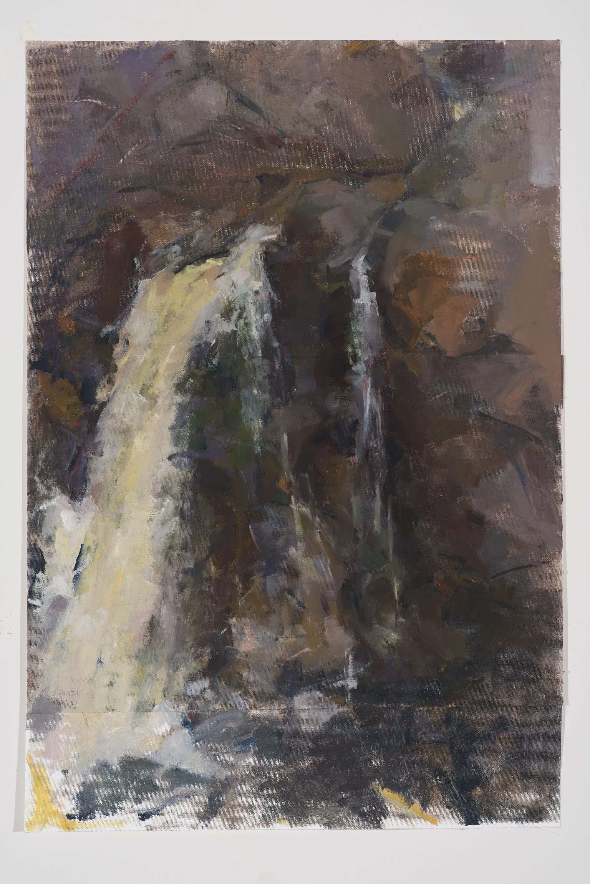 Cascade Falls Series, Oil on Canvas 16' x 20", 2013