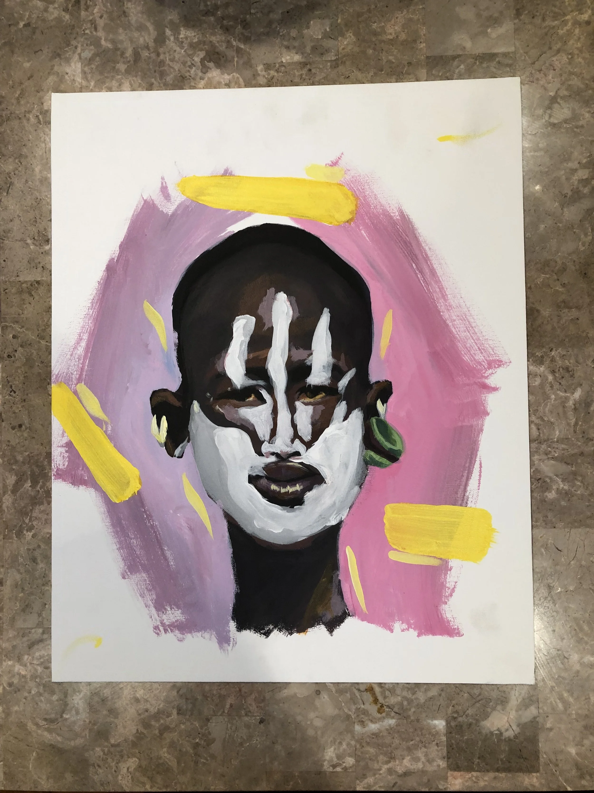 African Face Paint Series 1: #010