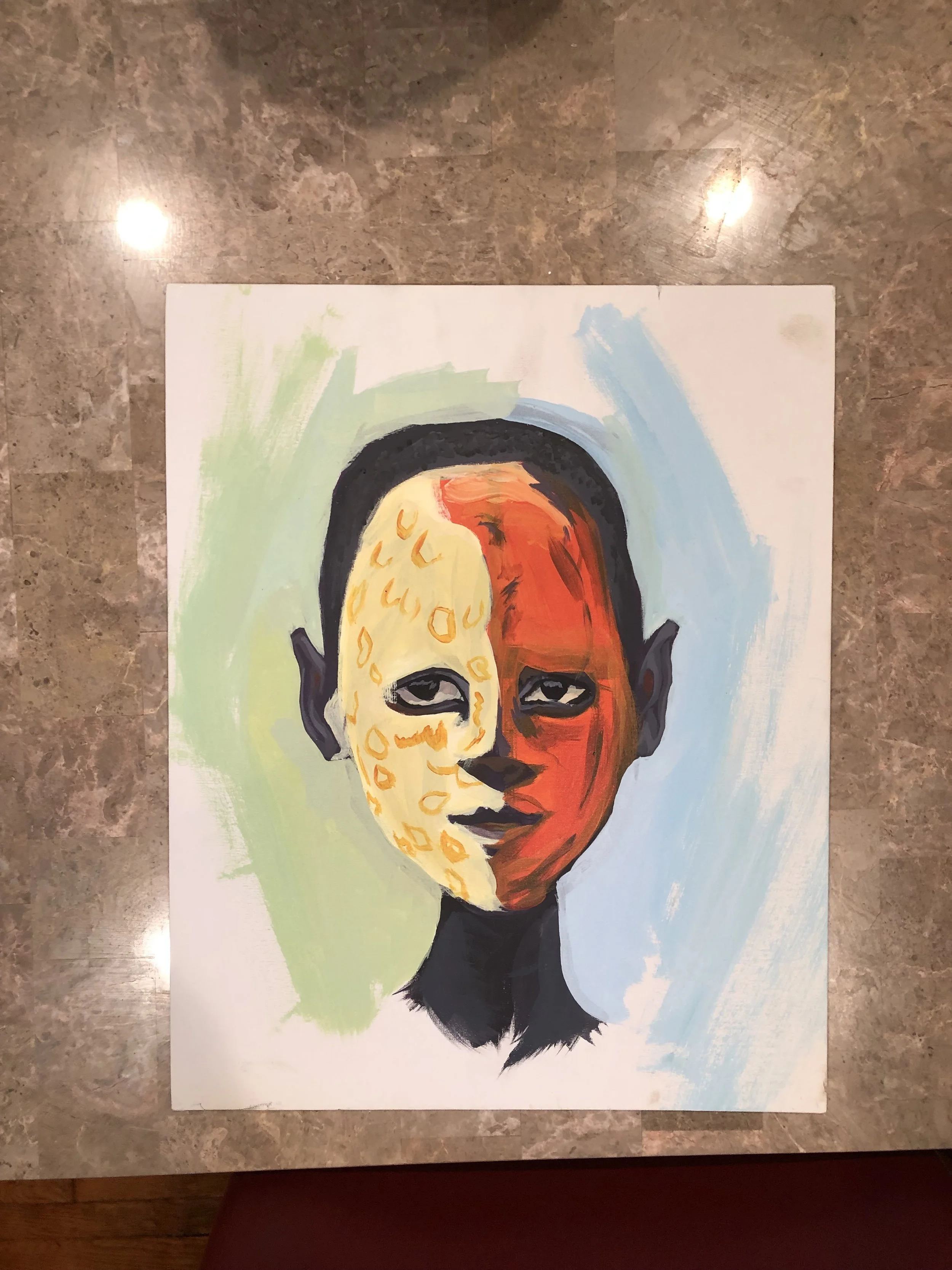 African Face Paint Series 1: #008