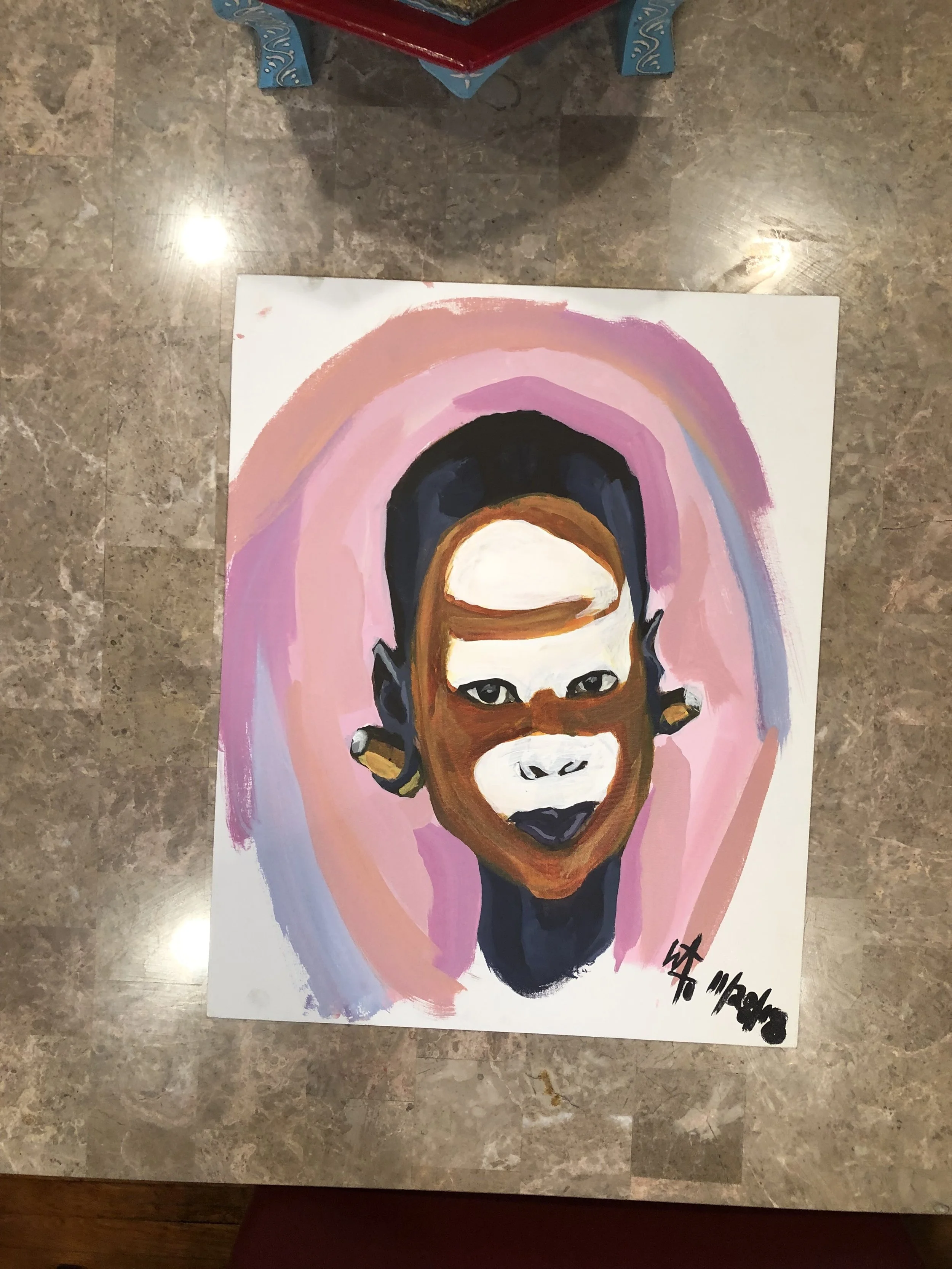 African Face Paint Series 1: #004