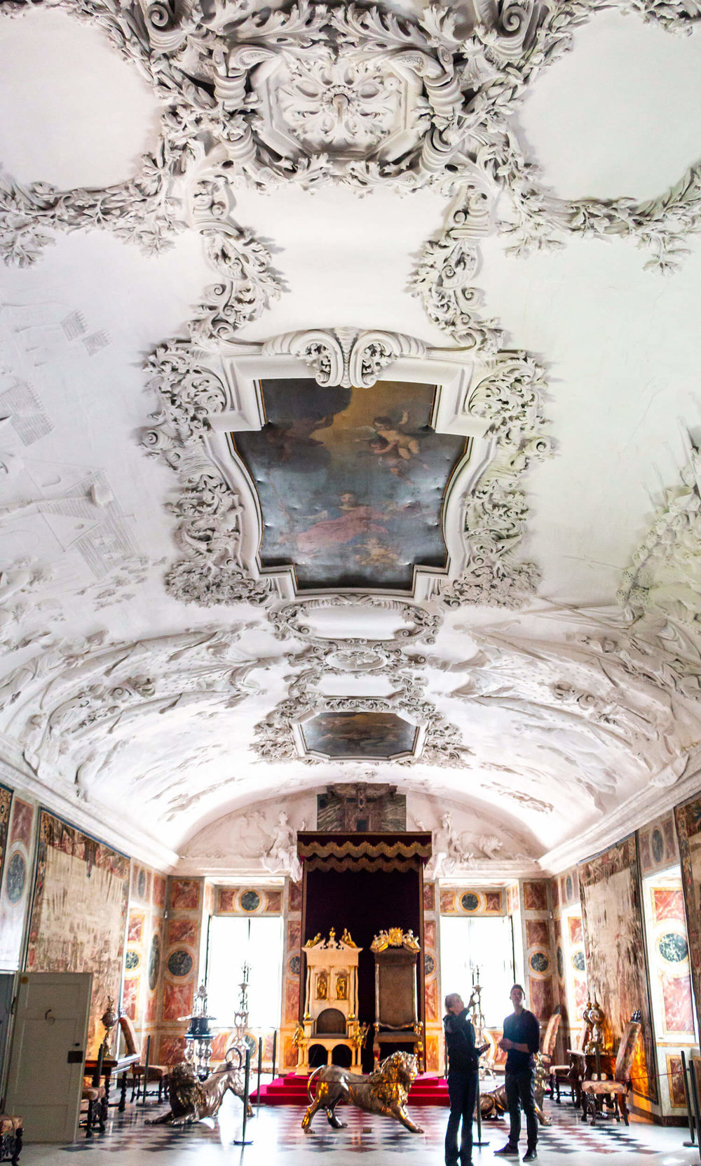 The Rosenborg Castle ceiling