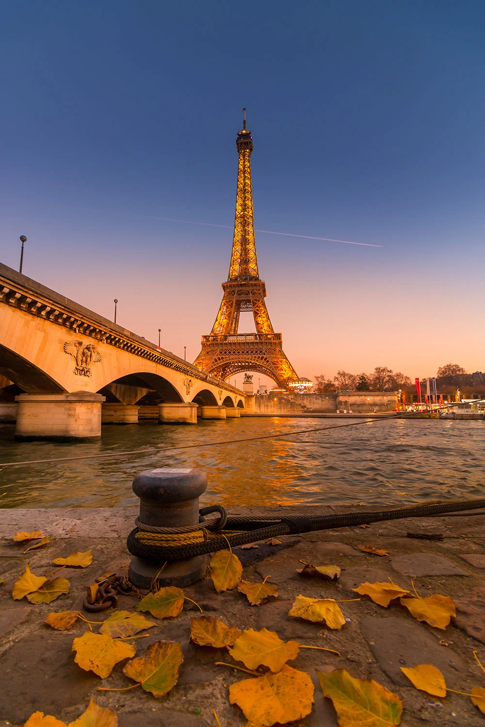 Eiffel Tower in Autumn