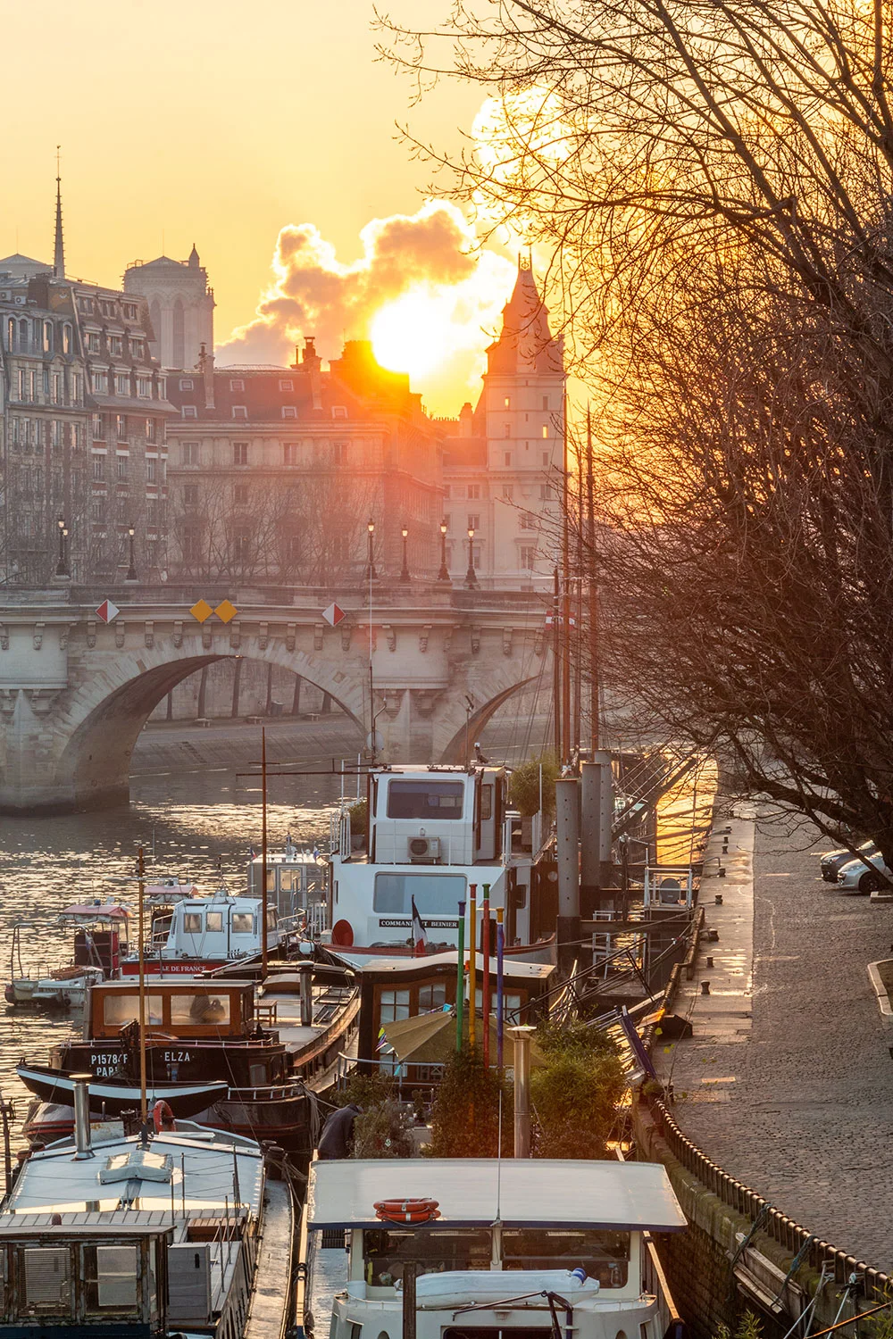 Sunrise over Paris