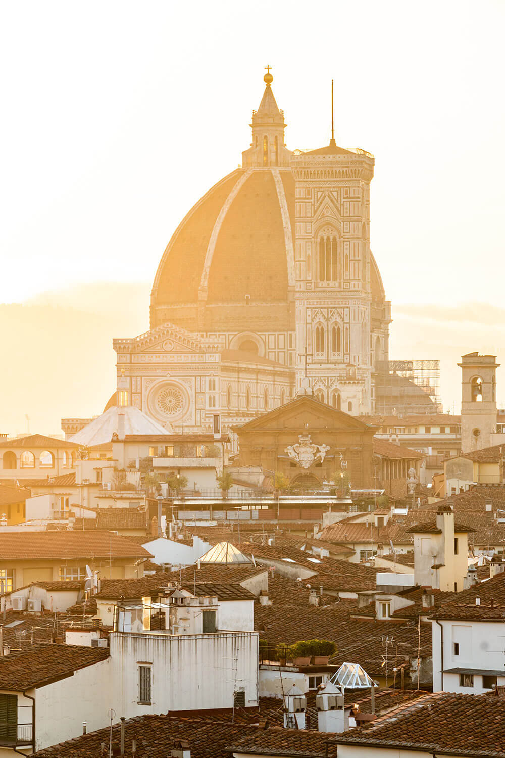Sunrise in Florence from the St.Regis rooftop
