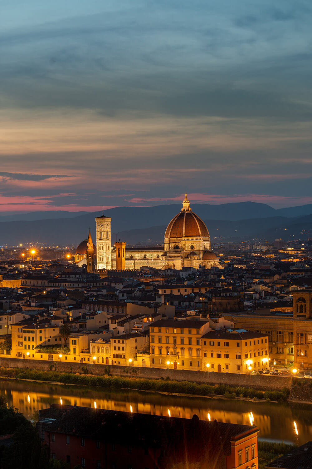 Santa Maria del Fiore Cathedral from Piazzale Michelangelo