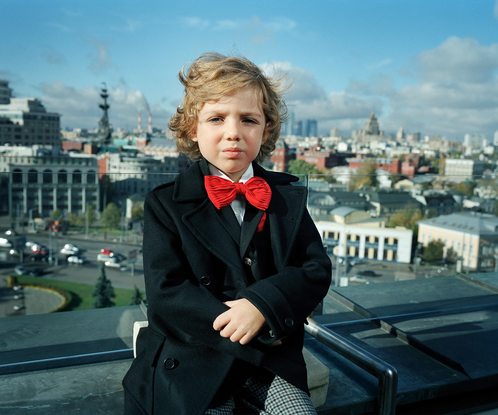 Vadim on His Roof Terrace, Moscow 2009
