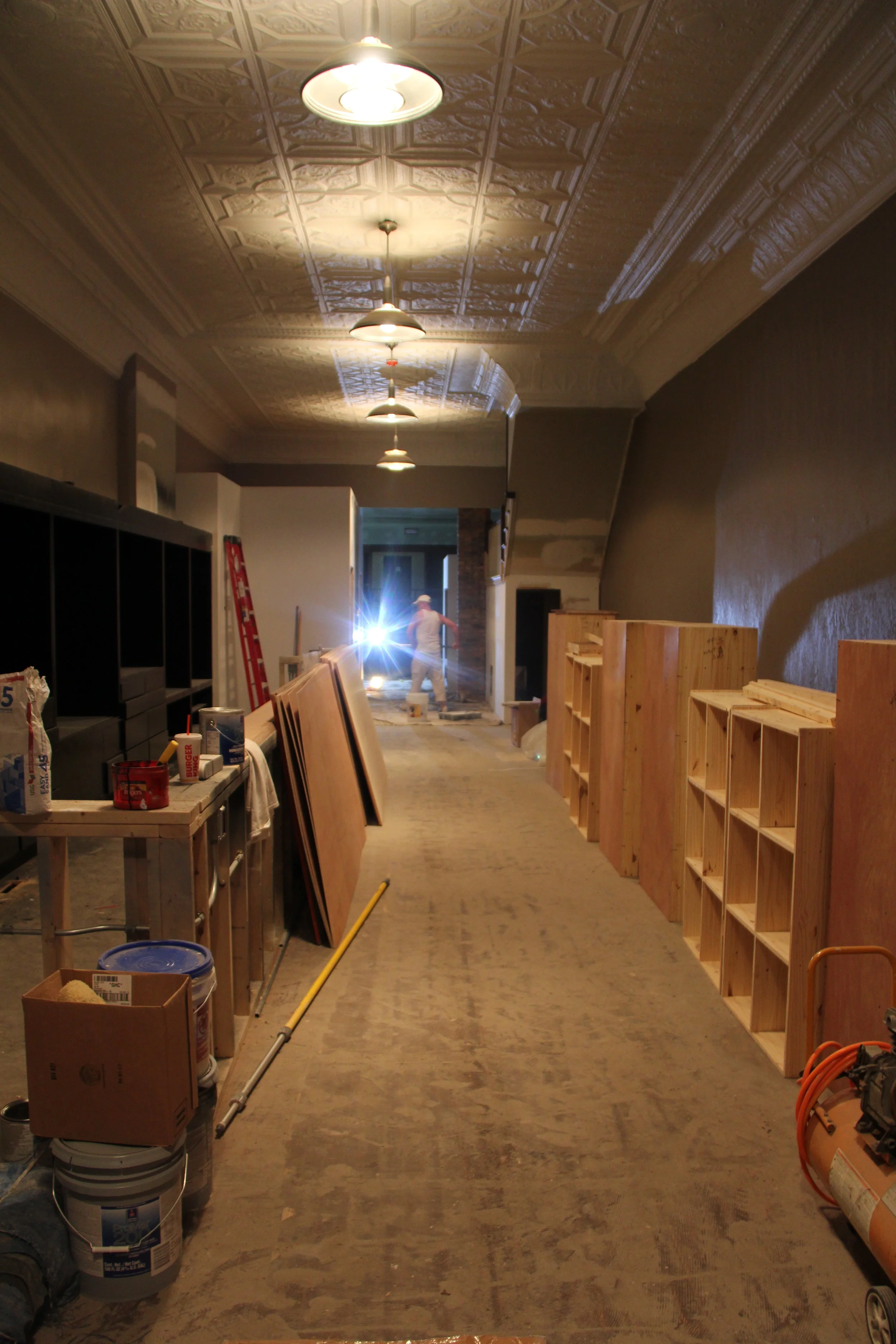 Renbovations underway for the new Montage Wine Bar and Spirits