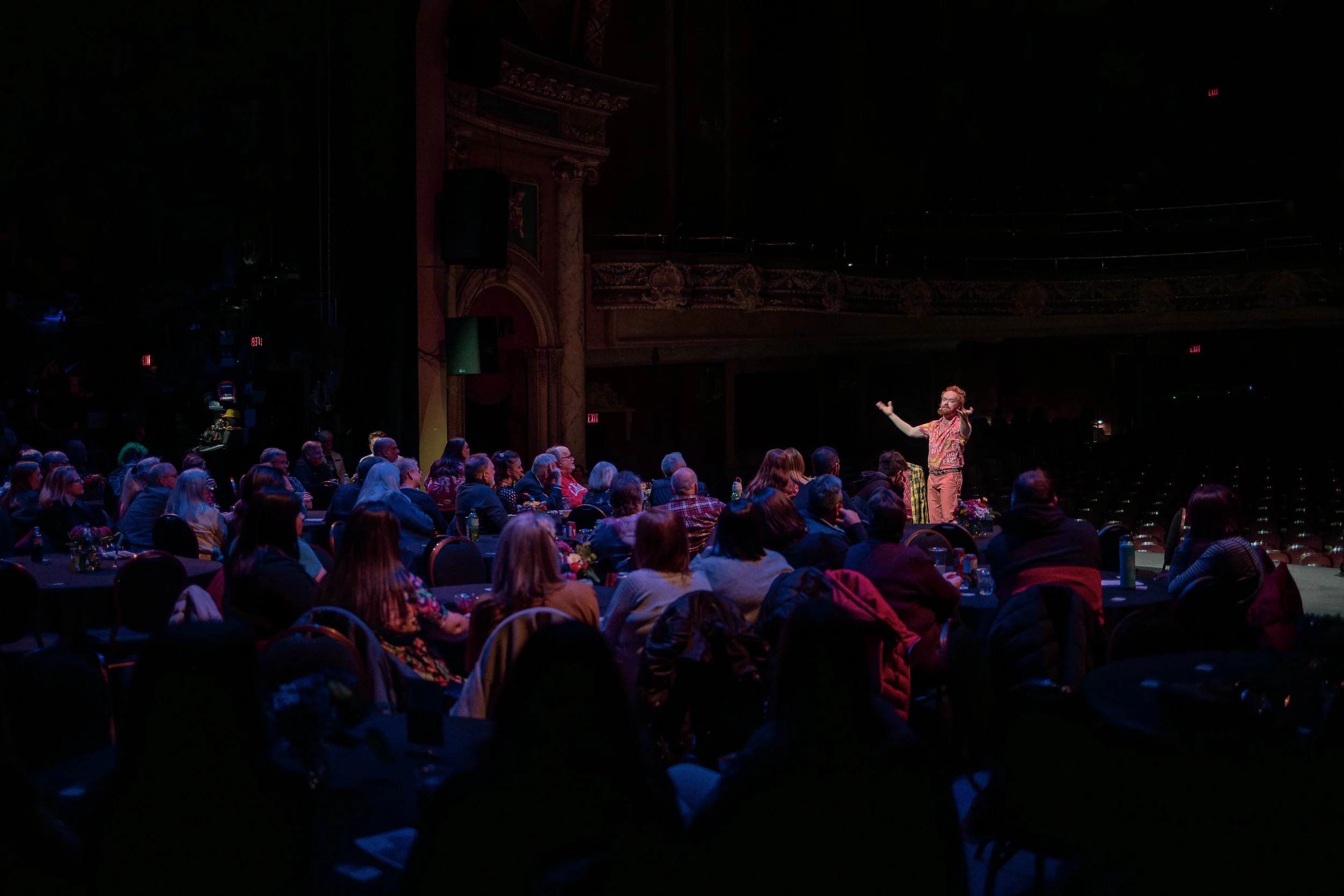 Johnnie McNamara Walker performing The Heterosexuals at The Imperial Theatre in Saint John, NB.