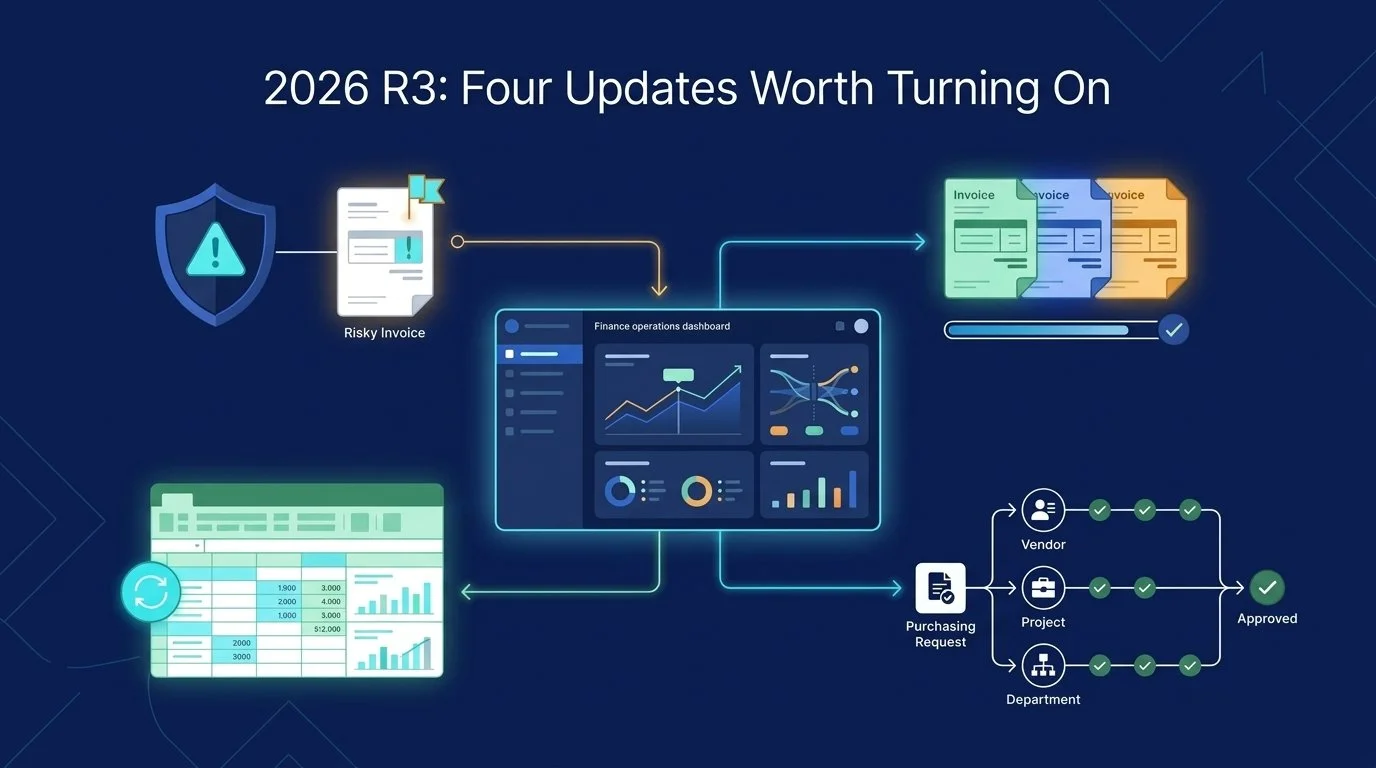 Sage Intacct 2026 R3: Four Updates Worth Turning On