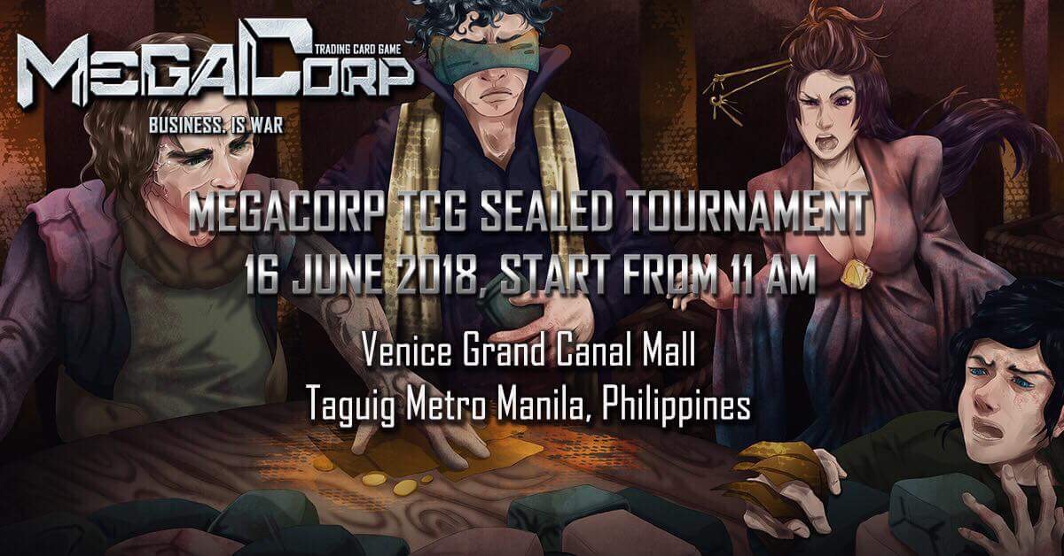 1st MegaCorp TCG & RPG demo event and sealed Tournament at Manila 2018